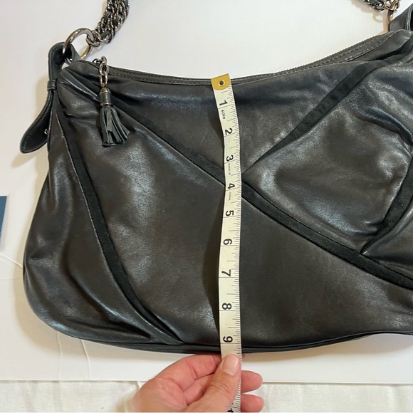 Cole Haan Maria Sharapova Collab buttery soft Lamb Leather small black h… - Picture 7 of 15